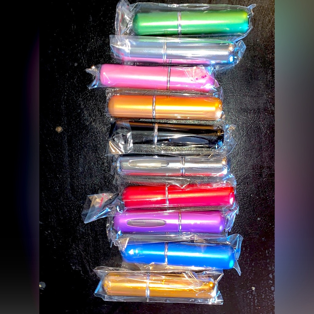 10 PCs NEW perfume refillable spray diffuser Beautiful colorful Christmas gift🎁